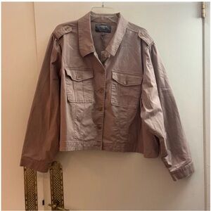 Torrid Cropped Utility Jacket